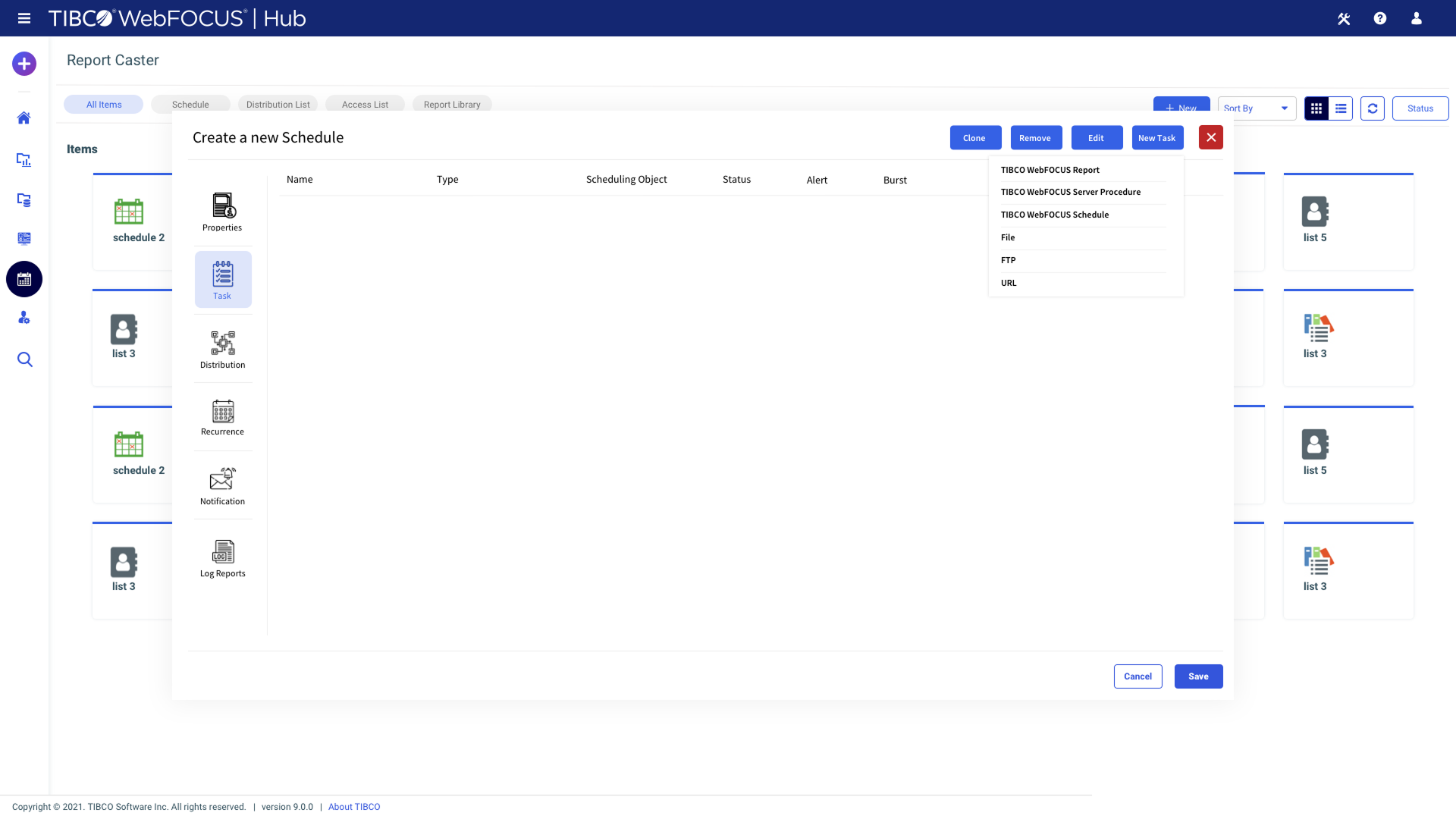 RC Hub Integration V2.1 - New task